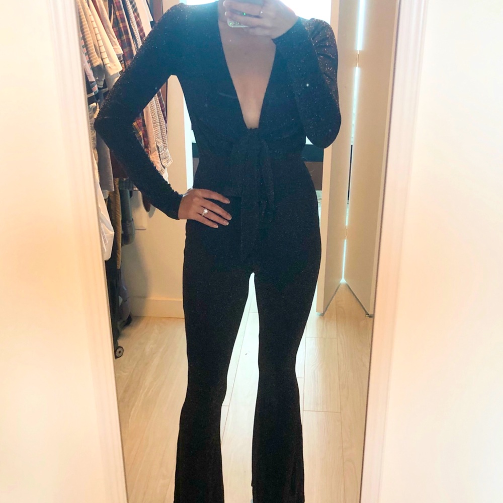 Show me your mumu Sparkly Jumpsuit XS